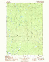 North Brook Ridge Maine Historical topographic map, 1:24000 scale, 7.5 X 7.5 Minute, Year 1986