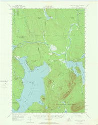 North East Carry Maine Historical topographic map, 1:62500 scale, 15 X 15 Minute, Year 1954