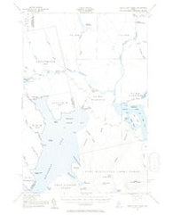 North East Carry Maine Historical topographic map, 1:62500 scale, 15 X 15 Minute, Year 1954