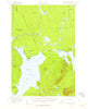 North East Carry Maine Historical topographic map, 1:62500 scale, 15 X 15 Minute, Year 1954