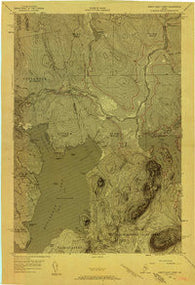 North East Carry Maine Historical topographic map, 1:48000 scale, 15 X 15 Minute, Year 1954