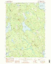 North Sebago Maine Historical topographic map, 1:24000 scale, 7.5 X 7.5 Minute, Year 1983