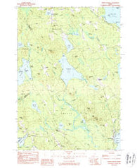 North Sebago Maine Historical topographic map, 1:24000 scale, 7.5 X 7.5 Minute, Year 1983