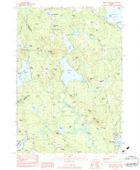North Sebago Maine Historical topographic map, 1:24000 scale, 7.5 X 7.5 Minute, Year 1983