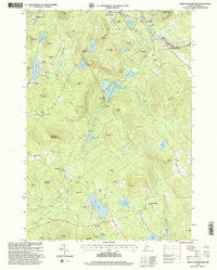 North Waterford Maine Historical topographic map, 1:24000 scale, 7.5 X 7.5 Minute, Year 1995