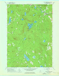 North Waterford Maine Historical topographic map, 1:24000 scale, 7.5 X 7.5 Minute, Year 1963