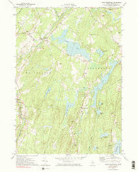 North Whitefied Maine Historical topographic map, 1:24000 scale, 7.5 X 7.5 Minute, Year 1970