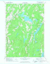 North Whitefield Maine Historical topographic map, 1:24000 scale, 7.5 X 7.5 Minute, Year 1970