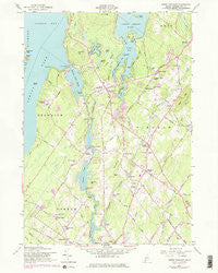 North Windham Maine Historical topographic map, 1:24000 scale, 7.5 X 7.5 Minute, Year 1957