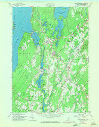 North Windham Maine Historical topographic map, 1:24000 scale, 7.5 X 7.5 Minute, Year 1957