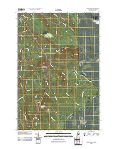 North Amity Maine Historical topographic map, 1:24000 scale, 7.5 X 7.5 Minute, Year 2011