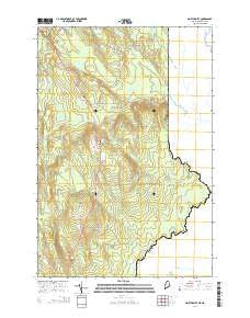 North Amity Maine Current topographic map, 1:24000 scale, 7.5 X 7.5 Minute, Year 2014