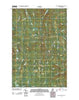 North Brook Ridge Maine Historical topographic map, 1:24000 scale, 7.5 X 7.5 Minute, Year 2011