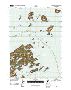 North Haven East Maine Historical topographic map, 1:24000 scale, 7.5 X 7.5 Minute, Year 2011