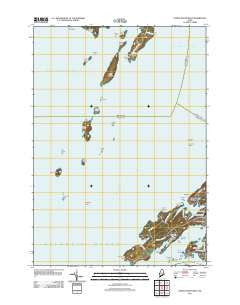 North Haven West Maine Historical topographic map, 1:24000 scale, 7.5 X 7.5 Minute, Year 2011