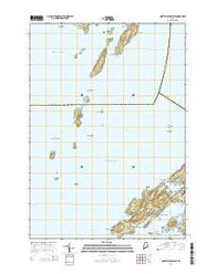 North Haven West Maine Current topographic map, 1:24000 scale, 7.5 X 7.5 Minute, Year 2014