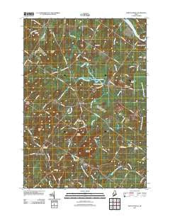 North Pownal Maine Historical topographic map, 1:24000 scale, 7.5 X 7.5 Minute, Year 2011