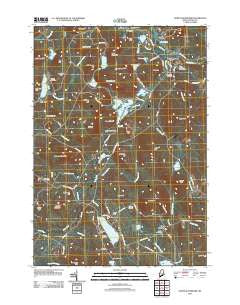 North Waterford Maine Historical topographic map, 1:24000 scale, 7.5 X 7.5 Minute, Year 2012