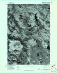 Northwest Pond Maine Historical topographic map, 1:24000 scale, 7.5 X 7.5 Minute, Year 1977