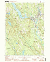 Norway Maine Historical topographic map, 1:24000 scale, 7.5 X 7.5 Minute, Year 2000