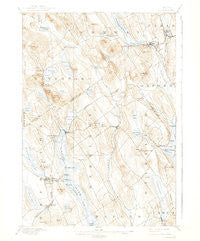 Norway Maine Historical topographic map, 1:62500 scale, 15 X 15 Minute, Year 1896
