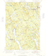 Norway Maine Historical topographic map, 1:62500 scale, 15 X 15 Minute, Year 1949