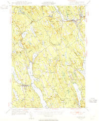 Norway Maine Historical topographic map, 1:62500 scale, 15 X 15 Minute, Year 1946