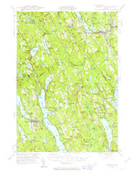 Norway Maine Historical topographic map, 1:62500 scale, 15 X 15 Minute, Year 1946