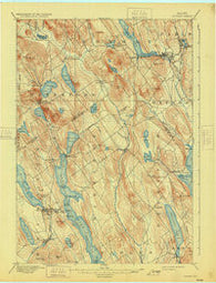 Norway Maine Historical topographic map, 1:62500 scale, 15 X 15 Minute, Year 1896