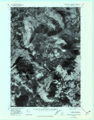 Number Four Mountain Maine Historical topographic map, 1:24000 scale, 7.5 X 7.5 Minute, Year 1977
