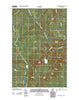 Number Nine Lake Maine Historical topographic map, 1:24000 scale, 7.5 X 7.5 Minute, Year 2011