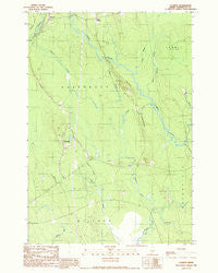 Olamon Maine Historical topographic map, 1:24000 scale, 7.5 X 7.5 Minute, Year 1988