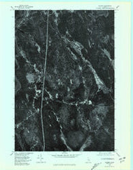 Olamon Maine Historical topographic map, 1:24000 scale, 7.5 X 7.5 Minute, Year 1975