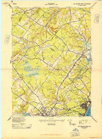 Old Orchard Beach Maine Historical topographic map, 1:24000 scale, 7.5 X 7.5 Minute, Year 1944