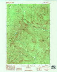 Old Speck Mountain Maine Historical topographic map, 1:24000 scale, 7.5 X 7.5 Minute, Year 1984