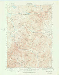 Old Speck Mtn Maine Historical topographic map, 1:62500 scale, 15 X 15 Minute, Year 1943