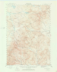 Old Speck Mtn Maine Historical topographic map, 1:62500 scale, 15 X 15 Minute, Year 1943