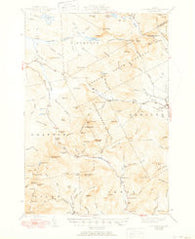 Old Speck Mtn Maine Historical topographic map, 1:62500 scale, 15 X 15 Minute, Year 1945