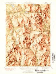 Old Speck Mtn Maine Historical topographic map, 1:62500 scale, 15 X 15 Minute, Year 1945