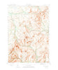 Old Speck Mtn Maine Historical topographic map, 1:62500 scale, 15 X 15 Minute, Year 1943