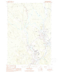 Old Town Maine Historical topographic map, 1:24000 scale, 7.5 X 7.5 Minute, Year 1988