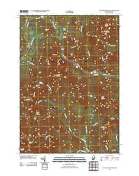 Old Speck Mountain Maine Historical topographic map, 1:24000 scale, 7.5 X 7.5 Minute, Year 2011