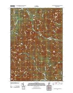 Old Speck Mountain Maine Historical topographic map, 1:24000 scale, 7.5 X 7.5 Minute, Year 2011
