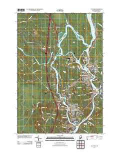 Old Town Maine Historical topographic map, 1:24000 scale, 7.5 X 7.5 Minute, Year 2011