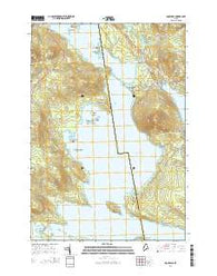 Oquossoc Maine Current topographic map, 1:24000 scale, 7.5 X 7.5 Minute, Year 2014