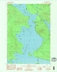Oquossoc Maine Historical topographic map, 1:24000 scale, 7.5 X 7.5 Minute, Year 1984