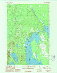 Orient Maine Historical topographic map, 1:24000 scale, 7.5 X 7.5 Minute, Year 1989