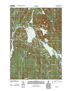 Orland Maine Historical topographic map, 1:24000 scale, 7.5 X 7.5 Minute, Year 2011