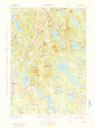 Orland Maine Historical topographic map, 1:62500 scale, 15 X 15 Minute, Year 1942