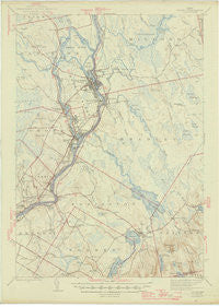 Orono Maine Historical topographic map, 1:62500 scale, 15 X 15 Minute, Year 1946